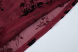 SC Mesh See Through Patchwork Tops LJSF-T6321251X
