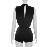 SC Solid Color Sleeveless Romper GDSF-J26RP174