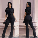 SC Solid Color Wide Leg Jumpsuit GFYX-7651