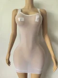 Pre Order: About 7 work days shipping See Through Mini Dress YUEM-202639