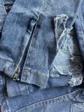 SC Denim Embroidered Jacket And Skirt Set YMEF-59110
