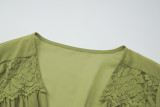 SC Loose Lace Chiffon Top Long Skirts Suit GLAG-S5C20898G