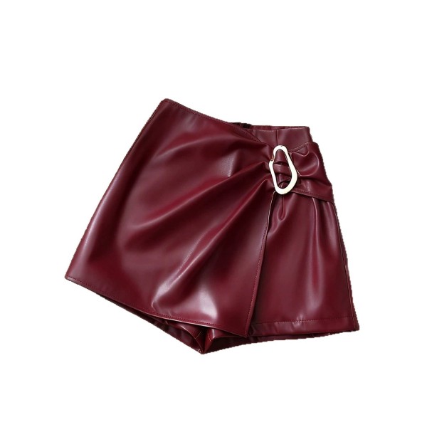 SC Casual PU Leather Short GPBY-SK8218
