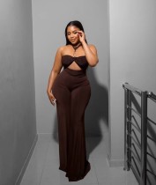 SC Sexy Halterneck Hollow Out Jumpsuit GADE-10086