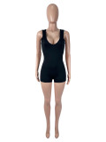 SC Sleeveless Hollow Out Romper SHD-9987