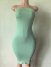 Pre Order: About 7 work days shipping Tube Top Dress YUEM-202648