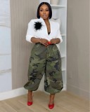 SC Loose Camouflage Print Pants BGN-370