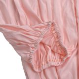 SC Solid Color Ruched Off Shoulder Jumpsuit BY-7717