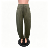 SC Solid Color Casual Wide Leg Pants BGN-369