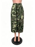 SC Loose Camouflage Print Pants BGN-370
