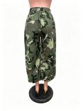 SC Loose Camouflage Print Pants BGN-370