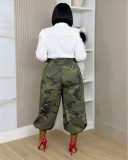SC Loose Camouflage Print Pants BGN-370