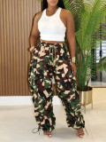 SC Fashion Print Loose Wide Leg Pants AIL-356