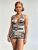 SC Stripe Halterneck Backless Romper MEM-88703