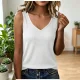SC V Neck Knits Sleeveless Tank Top GYZY-9033