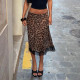 SC Leopard Lace Patchwork Mesh Mid-skirts GPKJ-MR49360