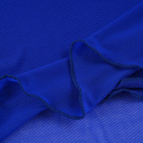 SC Mesh Solid Color Mid-Skirt GPKJ-MR49224