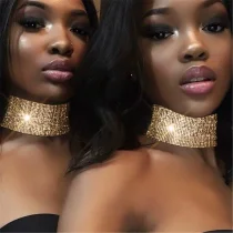 SC Diamond Choker Necklace GZYY-987