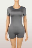SC Solid Color Yoga Slim Romper YWXS-K25L1690