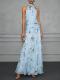SC Halterneck Print Bow-tie Long Dress GWDS-260511