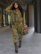 SC Camouflage Print Zipper Jumpsuit QMZF-18003
