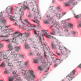 SC Print Backless Tie Up Jumpsuit GDSF-J26JP199