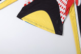 SC Polka Dot Print Contrast Color Short Suit DLSF-K6S10838A