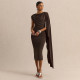 SC Solid Color Sleeveless Irregular Midi Dress GDSF-Q26DS066
