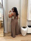 SC Casual Chiffon High-Waisted Loose Jumpsuit BMF-883