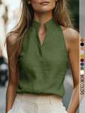 SC V Neck Sleeveless Shirt GSRX-831
