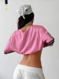 SC Sport Lace Patchwork Print Tops GTGE-MH1012