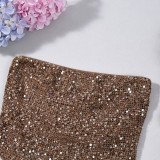 SC Backless Irregular Sequin Tops GFRT-42282TBG