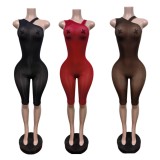 SC Yoga Sport Tight Seventh Jumpsuit MEM-88708