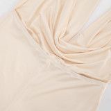 SC Solid Color Backless Sleeveless Romper GDSF-D26RP210