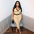 SC Lace Edge Patchwork Backless 2 Piece Pants Set MXBF-J26ST268