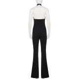 SC Casual Sport Sleeveless Backless Jumpsuit GPKJ-MR49879