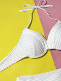SC Sexy Solid Color Underwire Bikini Swimsuit CSYZ-D533R