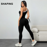 SC Running Sports Yoga Single Shoulder Strap Jumpsuits  YWHQ-W25135