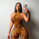 SC Leoaprd Print Backless Jumpsuit GZJQ-K25Q66399