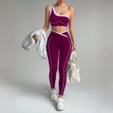 SC Running Sports Yoga Vest And Long Pants Two Piece Set YWHQ-WT25145