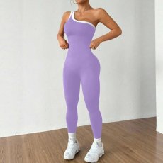 SC Running Sports Yoga Single Shoulder Strap Jumpsuits  YWHQ-W25135