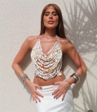 SC Layered Chest Chain Pearl Top GZYY-P25335