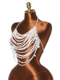 SC Layered Chest Chain Pearl Top GZYY-P25335
