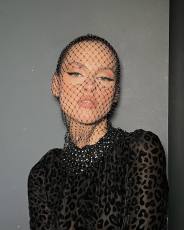 SC Mesh Sparkle Diamond Fishing Net Headscarf Hat GZYY-W25036