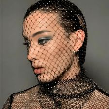 SC Mesh Sparkle Diamond Fishing Net Headscarf Hat GZYY-W25036