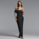 SC One Shoulder Beading Evening Dress BY-7759