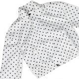 SC Polka Dot Print Zipper Jackets Two Piece Short Set AIL-361