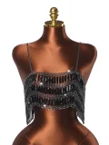 SC Layered Patchwork Diamond Top GZYY-B25838