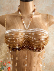 SC Beaded Bra Chain Top GZYY-25451