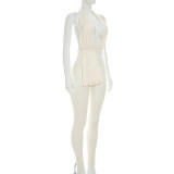 SC Solid Color Sexy Backless Jumpsuit GSZM-D26JP219